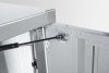 Metalen containerberging Alex 80x88x129 cm - Donkergrijs/kwartsgrijs