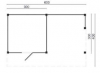 OP=OP! Lariks/Douglas DIY kapschuur Markelo 600x400 cm plattegrond