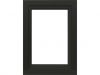 Trendhout Draai/kiepraam - 77,4x107,4 cm - linksdraaiend - zwart - incl. raambeslag
