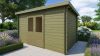 Classicline Blokhut Flevoland vuren groen geïmpregneerd 400x250 cm