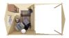 Tuindeco Georg Blokhut 300x260 cm + luifel 260 cm 28 mm vuren red class wood geïmpregneerd