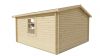 Tuindeco Gunda Blokhut 400x400 cm 40 mm vuren grijs geïmpregneerd