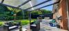 Aluminium aanbouwveranda Velvetline 406x305 cm - incl. polycarbonaat - antraciet structuur - Haaften