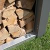 Biohort metalen multi opslagplaats Woodstock zilvergrijs 229x102x199 cm
