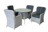 Wicker Tuinset Harvard 4 stoelen + tafel