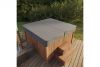 Interflex Hottub Luxe Square 189x189 cm 18 mm thermo wood blank