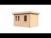 Lugarde Select Modern tuinhuis Breda 388x250cm - Zwarte olie