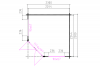 Blokhut 2555 250x250 cm - compleet gecoat