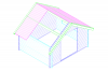 Blokhut 3530K 350x300 cm - compleet gecoat