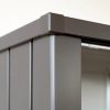 Biohort Julia M metalen terraskast 77,7 x 57 x 140,2 cm donkergrijs metallic