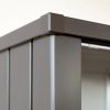 Biohort Julia L High metalen terraskast 77,7x87x180,9 cm kwartsgrijs