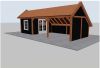 Trendhout De Hoeve XL Kapschuur 926x440 cm - Totaalpakket
