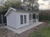 Interflex 6732 Blokhut 667x320 cm 40 mm vuren compleet gecoat