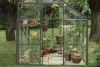 Tuinkas Kate IV Full Options groengrijs 3 mm veiligheidsglas