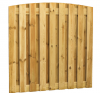 Plankenscherm grenen 180x180 cm - toog verticaal