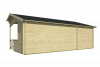 Blokhut Kukka - 700x350 cm - Honing geïmpregneerd