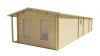 Tuindeco Letterkenny Blokhut 70 mm 1120x595 cm 70 mm vuren honing geïmpregneerd
