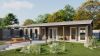 Tuindeco Letterkenny Blokhut 70 mm 1120x595 cm 70 mm vuren grijs geïmpregneerd