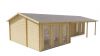 Tuindeco Letterkenny Blokhut 70 mm 1120x595 cm 70 mm vuren honing geïmpregneerd