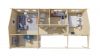Tuindeco Letterkenny Blokhut 70 mm 1120x595 cm 70 mm vuren grijs geïmpregneerd