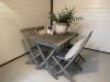 SenS-Line Lewis teak set - 4 stoelen + 1 tafel