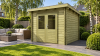 Classicline Blokhut Limburg 250x250 cm vuren groen geïmpregneerd