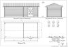 Blokhut/Tuinhuis Limmen 700x300 cm - Plattegrond