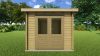 Classicline Blokhut Drenthe vuren groen geïmpregneerd 250x300 cm