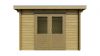 Classicline Blokhut Overijssel vuren groen geïmpregneerd 300x300 cm