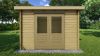Classicline Blokhut Overijssel vuren groen geïmpregneerd 300x300 cm