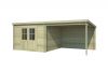 Blokhut Orlando 581x292 cm - Groen geïmpregneerd secondary