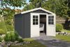 Blokhut Norah 275x230 cm - Carbon Grey-Wit gecoat main