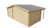 Tuindeco Ollie Blokhut 731x498 cm 70 mm vuren groen geïmpregneerd