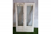 Dubbele houten deuren wit 122,5 x 193,5 cm (bxh) - SALE25057