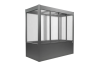 Biohort Florentina metalen tuinkas 201,6 x 104 x 197 cm kwartsgrijs metallic