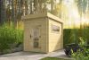 Blokhut Will 40 mm onbehandeld 200x300 cm