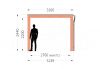 Trendhout Overkapping Palermo XXL 565x315 cm
