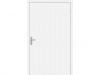 Plaatdeur enkel XL - rechtsdraaiend - 120x211,5 cm + kozijn 133,4x218,9 cm - wit (incl. hang en sluitwerk)