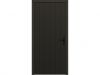 Plaatdeur enkel linksdraaiend - 93x211,5 cm + kozijn 106,4x218,9 cm - zwart (incl. hang en sluitwerk)