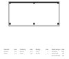 Overkapping Novo 670x300 cm Douglas (incl. EPDM)