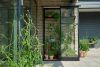 Muurkas Qube - Lean-to 24 - 128x65x204 cm - Zwart - Veiligheidsglas