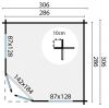 Plattegrond blokhut Riina