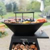Barbecue Companero XXL 2.0 Blackline - incl. pook en houtopslag - Ø80 cm