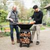 Barbecue Companero XXL 2.0 Blackline - incl. pook en houtopslag - Ø80 cm