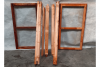 1 stuk beschikbaar: Lariks dubbel raam 145x125 cm - SALE01551