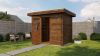 Lugarde Select Blokhut Arnhem 250x200cm - Keteldruk Bruin