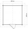 Lugarde Select Blokhut Hengelo 250x250cm - Keteldruk Bruin