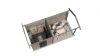 Lugarde Select Blokhut met overkapping Markelo 250x250cm + 300cm - Keteldruk Grijs