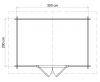 Lugarde Select Blokhut Aalten 300x200cm - Onbehandeld
