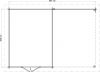 Lugarde Select Tiel Blokhut met overkapping 300x400 cm + 300 cm vuren blank